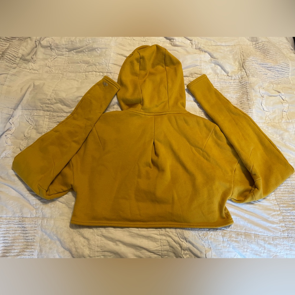 Alo cropped yellow sweatshirt small - Picture 7 of 9